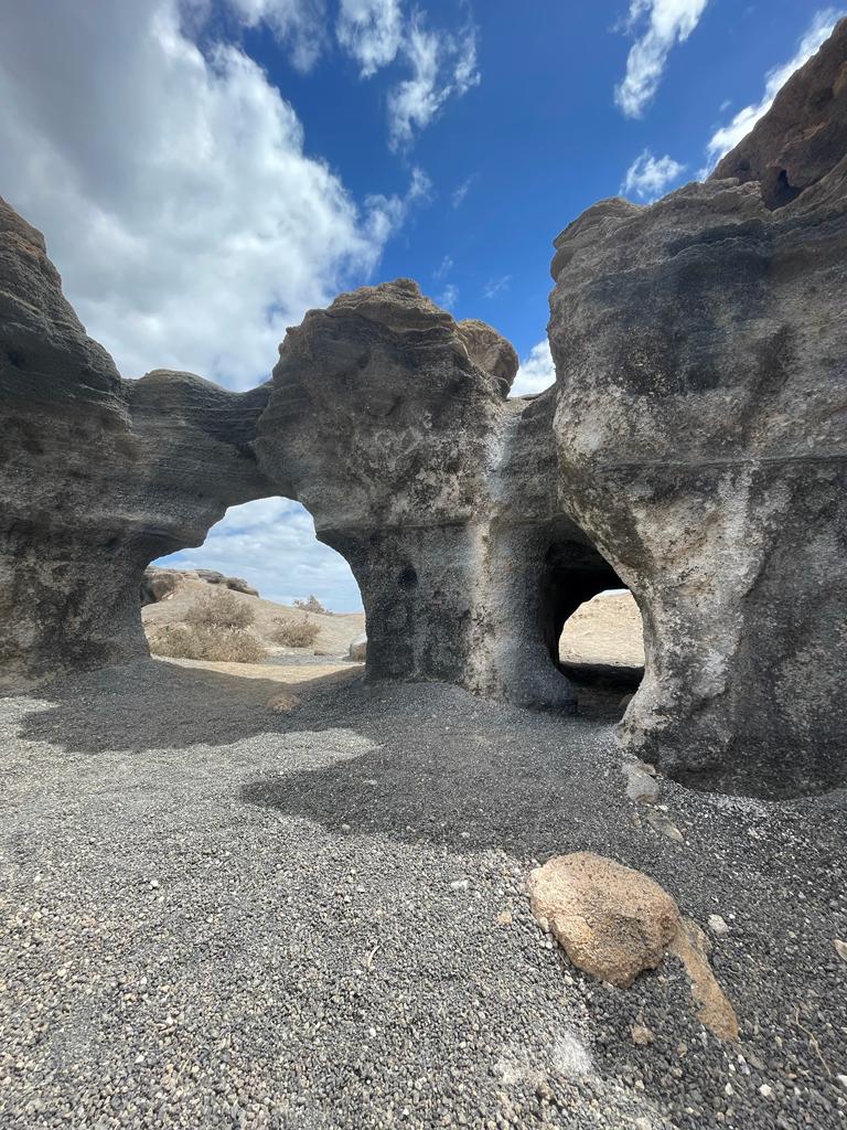 sopečná krajina Lanzarote, Stratified City, La Ciudad Estratificada, Los Roferos. Tipy na nejlepší místa na Lanzarote